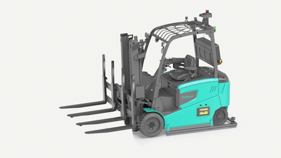 北京网安在线E系列平衡重智能无人叉车